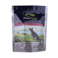 Plastic zipper packaging custom printing pet food pouch