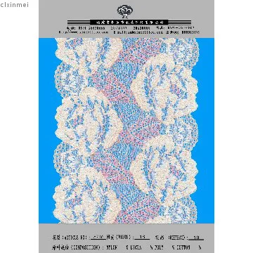 beautiful nylon spandex rayon lace for dress, pants and trousers