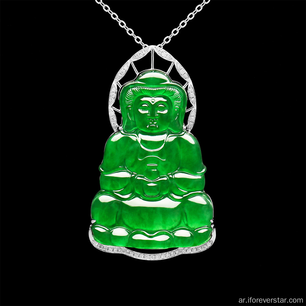 المجوهرات Avalokitesvara Jade أجمل اليهايت