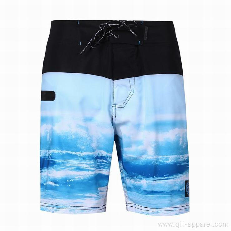 summer beachwear mens shorts gym long swim trunks