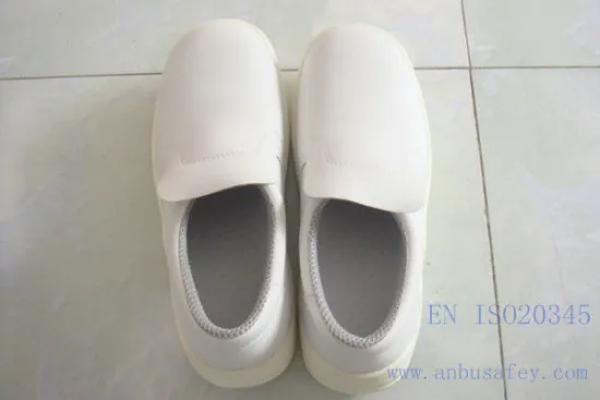white chemical resistant operating room shoes for doctor