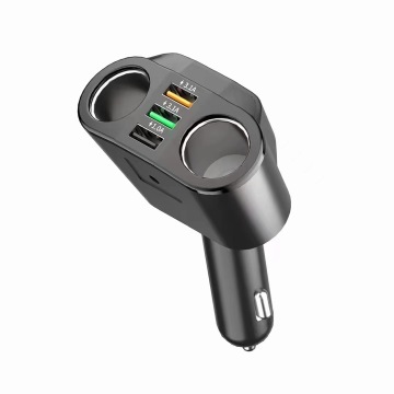 การชาร์จอย่างรวดเร็ว USB Car Cigarette เบาสำหรับรถรุ่นใหม่ KC-02
