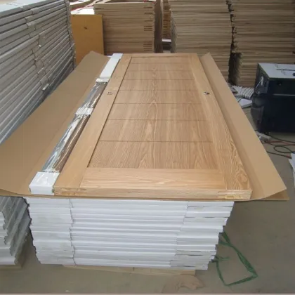 qingdao factory made sliding with hardware solid paulownia wood wardrobe door designs