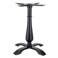 buena calidad 600*600*H720 mm Material de hierro fundido Base de mesa con recubrimiento de color negro