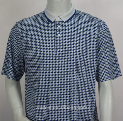 silk/cotton business polo t-shirt