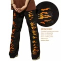 Black Flame Handsome Trousers On Sale