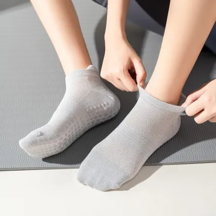 Grip Barefoot Non-Slip Custom Logo Yoga Ankle Socks
