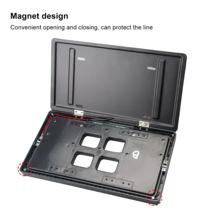 US Car Electric License Plate Frame