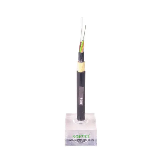 Outdoor ADSS Fiber Optic Cable with FRP