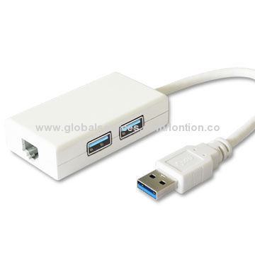 New Design USB3.0 to RJ45 Giga LAN Converter with 10cm Cable Length, CE Mark
