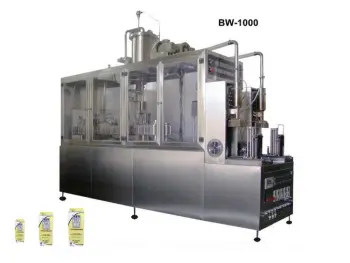 Red Wine Gable Top Carton Filling Capping Machine