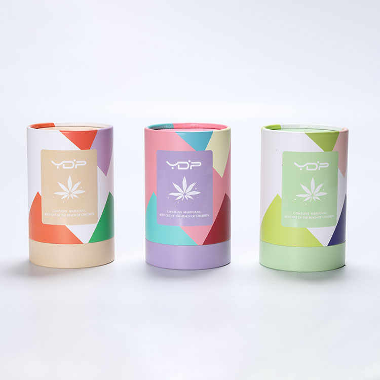 Caixas de tubo de papel personalizado para óleo essencial de CBD