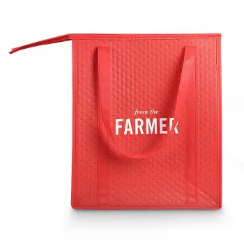 Custom Insulated Non-Woven Cooler Shopping Picnic Bag for Food