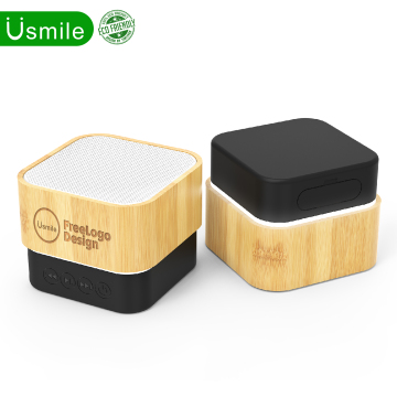 Altoparlanti del proiettore bluetooth in legno ecologico ricaricabili wireless per uso professionale e di festa