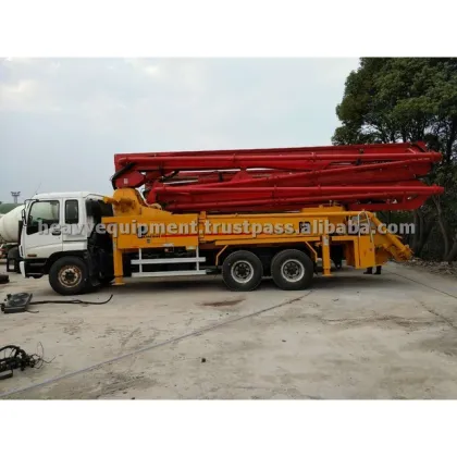 Used Putzmeister Concrete Pump Truck 37 Meters