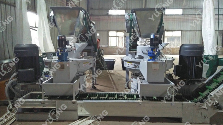 Peanut shell pellet prodution line