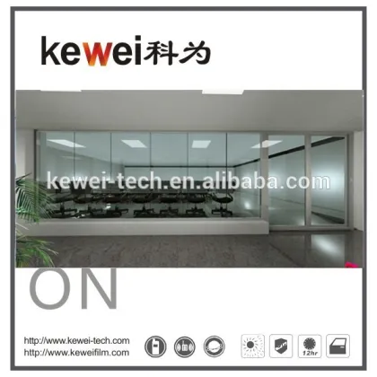 Opaque -transparent electronic smart window glass , smart glass for commerical