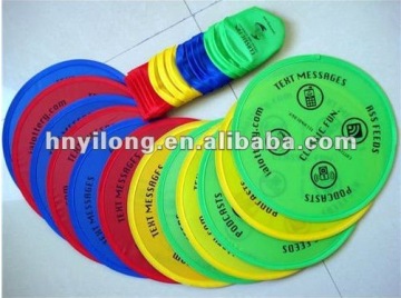 promotional foldable nylon pop up frisbee