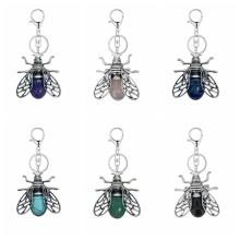 Unique fly molding jewel keychain