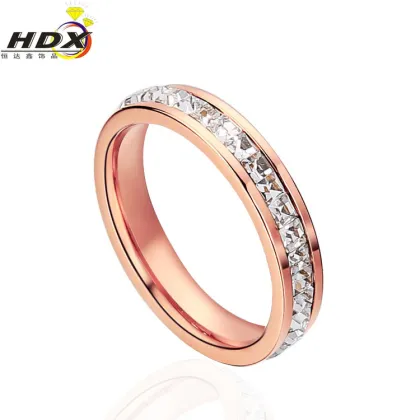 High Quality Diamond Stainless Steel Jewellery Ring Fashion Ring (hdx1029)