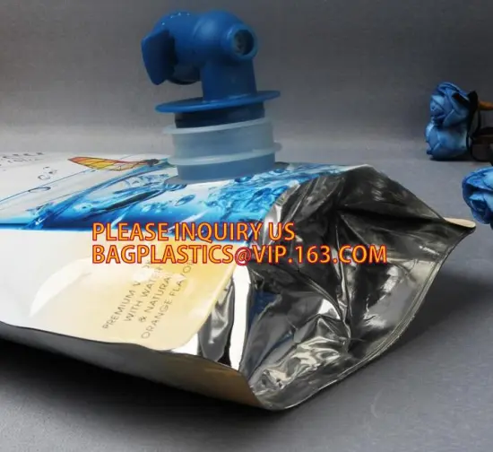 bag in box plastic valve, Bib filler aseptic fruit juice water milk wine dispenser bag in box, aseptic liquid bag in box