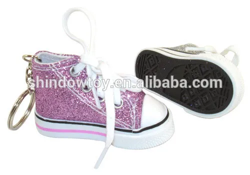 shining sport shoes keychain