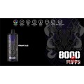 gran capacidad portátil 8000puffs vape