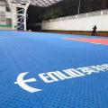 Azules de baloncesto de baloncesto de enlaces Sport Floor al aire libre