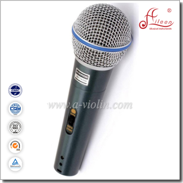 Professional Moving-coil Metal Body Sensitivity Uni-directivity MIC Wired Microphone (AL-BT58A)