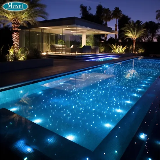 Fiber Optic Swimming Pool Light RGBW Remote Control