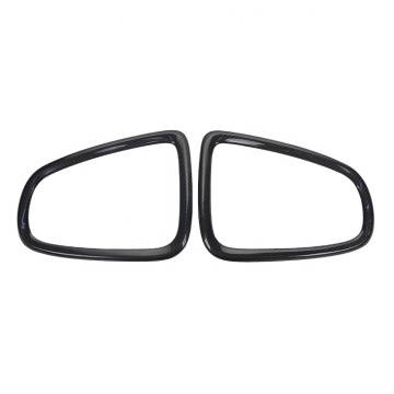 Real Carbon Fiber Rear Lamp Frame Cover Eyebrows for BMW Mini Cooper R56 2014-2018