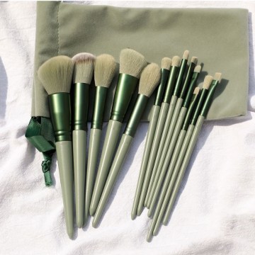 Bộ cọ trang điểm chuyên nghiệp Matcha Green 13 chiếc