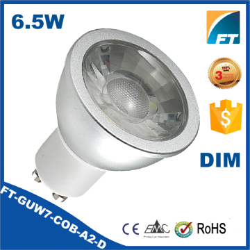 FT-GUW7-COB-A2-D 6.5W GU10 AC110/230V LED Spot Light