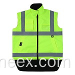 Trabalho personalizado Hi Vis Vis Fleece Safeting Colet