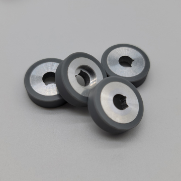 Silicone Rubber Roller Guiding Rollers with Keyway Drive Wheel High Temperature Resistance