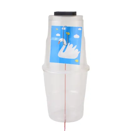 Magnetic Suspension Floating Paper Swans Science Experiment Toy for Kids