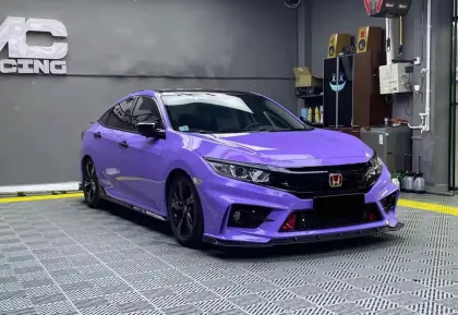 Glossy Purple Car Wrapping1.52*18M