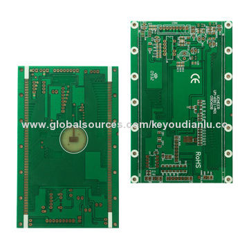 2 Layers PCB with FR4 Based Material, Immersion Gold Surface Treatment, UL Mark