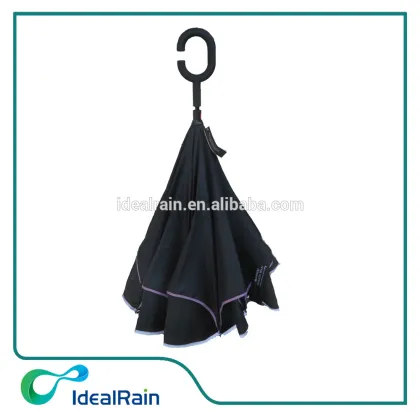 Wholesale Manual Open Reflective Reversible Umbrella Novelty Umbrella