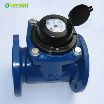 Cast iron flange end turbine type industrial woltman water flow meter/Removable element woltman cold (hot) water meter