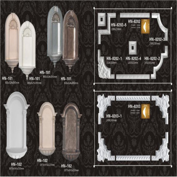 Elegant corner/interior wall panel decorative/wall moulding/pu corner