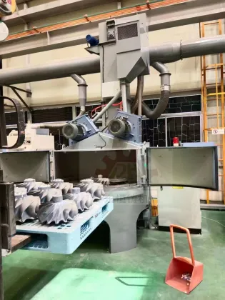 Automatic Sandblaster Rotary Table Type Shot Blasting Equipment