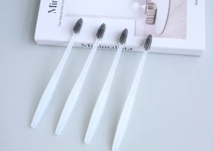 Luxury hotels sell translucent toothbrushes