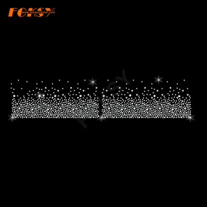 Mickey Mouse Tailless Cheer Bow Heat Rhinestone Transfer