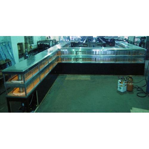 Revolving Sushi Restaurant Double heat preservation rotary sushi equipment Factory