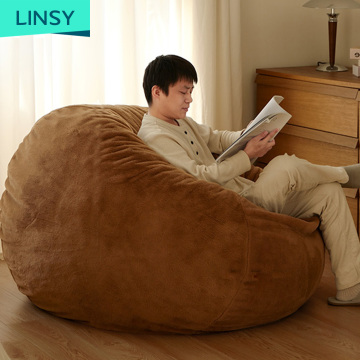 Modern Big Bean Bag Soft Sofa - Lazy Foam Filled Living Room Furniture