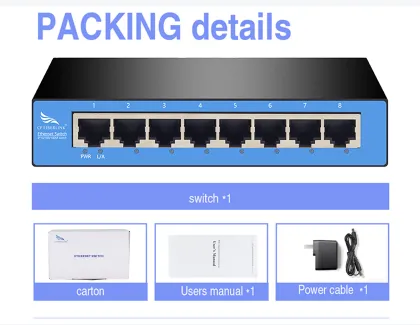 New Original TP-Link Fiber 8 Port Full Gigabit Switch - Hot Desktop Distributor
