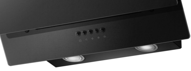 Extractor Hood Black Glass 90cm