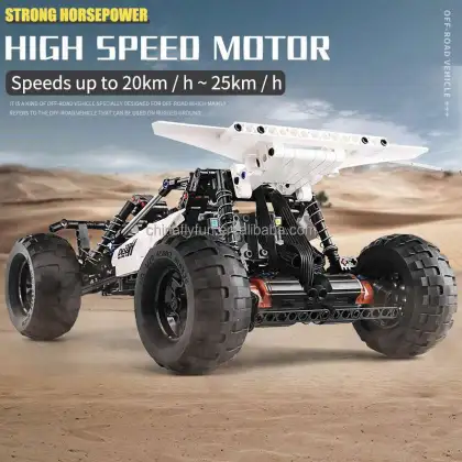 Stemedu 394PCS Remote Control Car Off-road Racing Toy