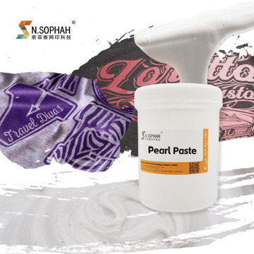 Pencetakan tekstil yang tinggi dengan pasta gloss dan mutiara tinggi - harga terbaik